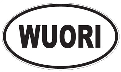 WUORI - Oval Sticker