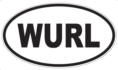 WURL - Oval Sticker