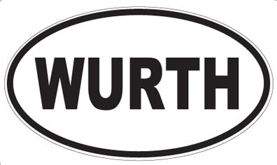 WURTH - Oval Sticker