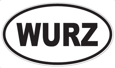 WURZ - Oval Sticker
