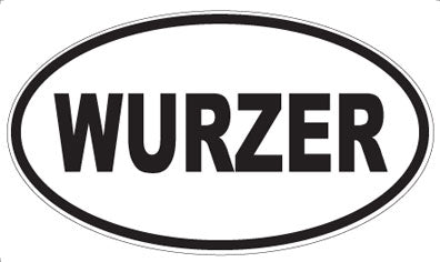 WURZER - Oval Sticker