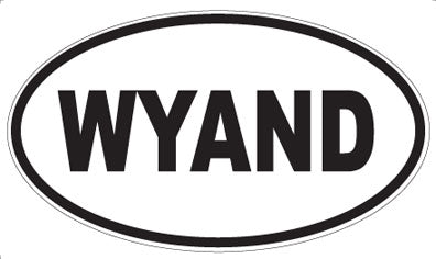 WYAND - Oval Sticker