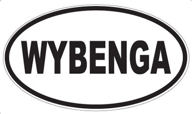 WYBENGA - Oval Sticker