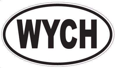WYCH - Oval Sticker