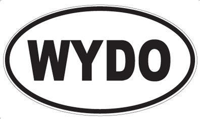 WYDO - Oval Sticker