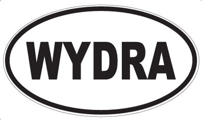 WYDRA - Oval Sticker