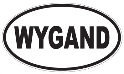 WYGAND - Oval Sticker