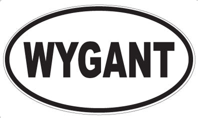 WYGANT - Oval Sticker