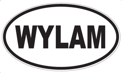 WYLAM - Oval Sticker