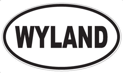 WYLAND - Oval Sticker