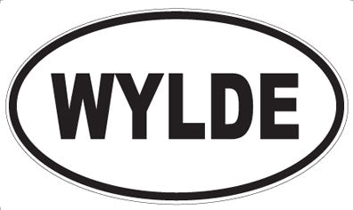 WYLDE - Oval Sticker