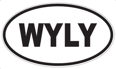 WYLY - Oval Sticker
