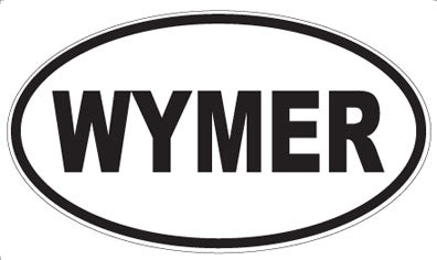 WYMER - Oval Sticker