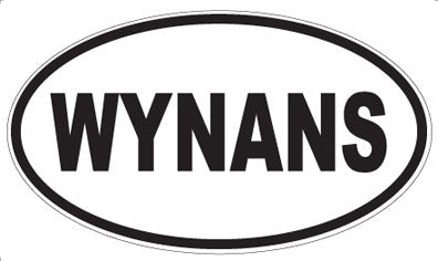 WYNANS - Oval Sticker