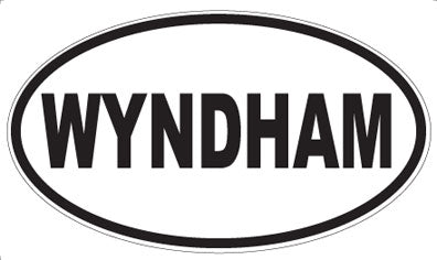 WYNDHAM - Oval Sticker