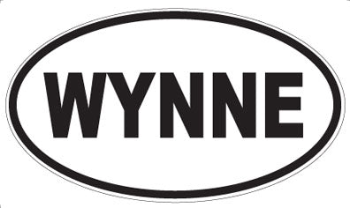 WYNNE - Oval Sticker