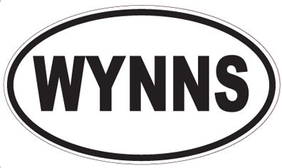 WYNNS - Oval Sticker