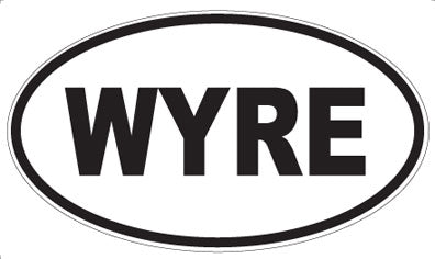 WYRE - Oval Sticker