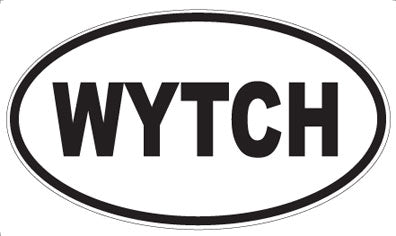 WYTCH - Oval Sticker