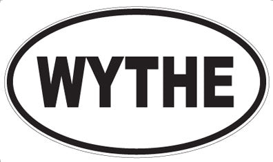 WYTHE - Oval Sticker