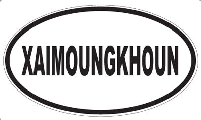 XAIMOUNGKHOUN - Oval Sticker