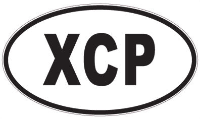 XCP - 3 Letter Initials Oval Magnet