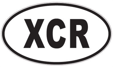 XCR - 3 Letter Initials Oval Magnet