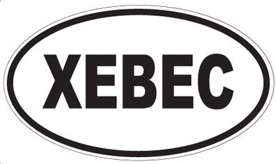 XEBEC - Oval Sticker