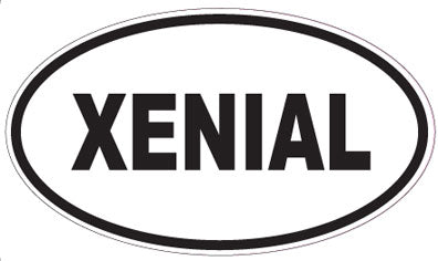 XENIAL - Oval Sticker