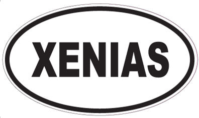 XENIAS - Oval Sticker