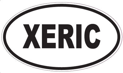 XERIC - Oval Sticker