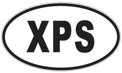 XPS - 3 Letter Initials Oval Magnet