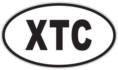 XTC - 3 Letter Initials Oval Magnet