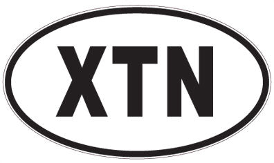 XTN - 3 Letter Initials Oval Magnet