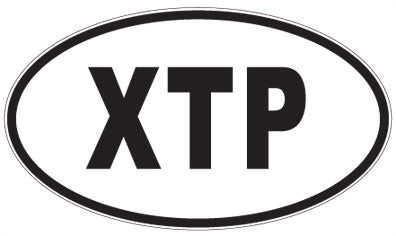 XTP - 3 Letter Initials Oval Magnet