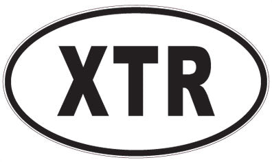 XTR - 3 Letter Initials Oval Magnet
