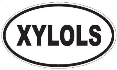 XYLOLS - Oval Sticker