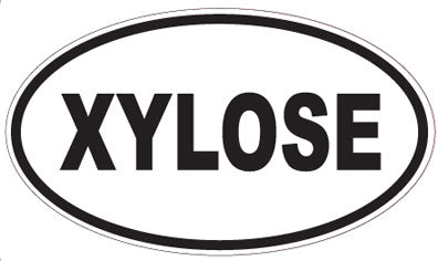 XYLOSE - Oval Sticker