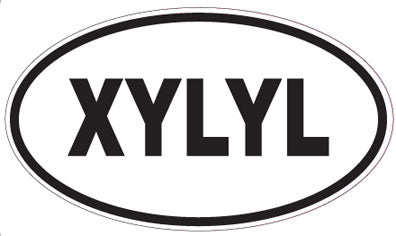 XYLYL - Oval Sticker