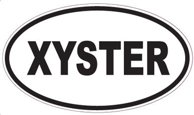 XYSTER - Oval Sticker