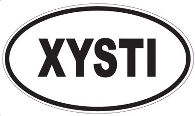 XYSTI - Oval Sticker