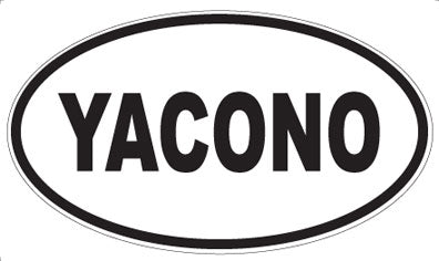 YACONO - Oval Sticker