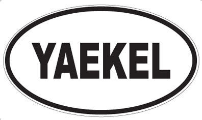 YAEKEL - Oval Sticker
