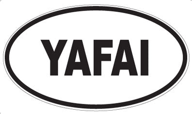 YAFAI - Oval Sticker