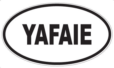 YAFAIE - Oval Sticker