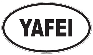 YAFEI - Oval Sticker