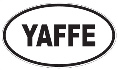YAFFE - Oval Sticker