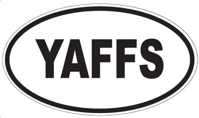 YAFFS - Oval Sticker