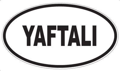 YAFTALI - Oval Sticker