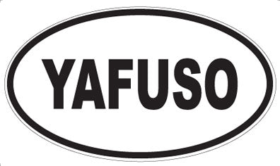YAFUSO - Oval Sticker